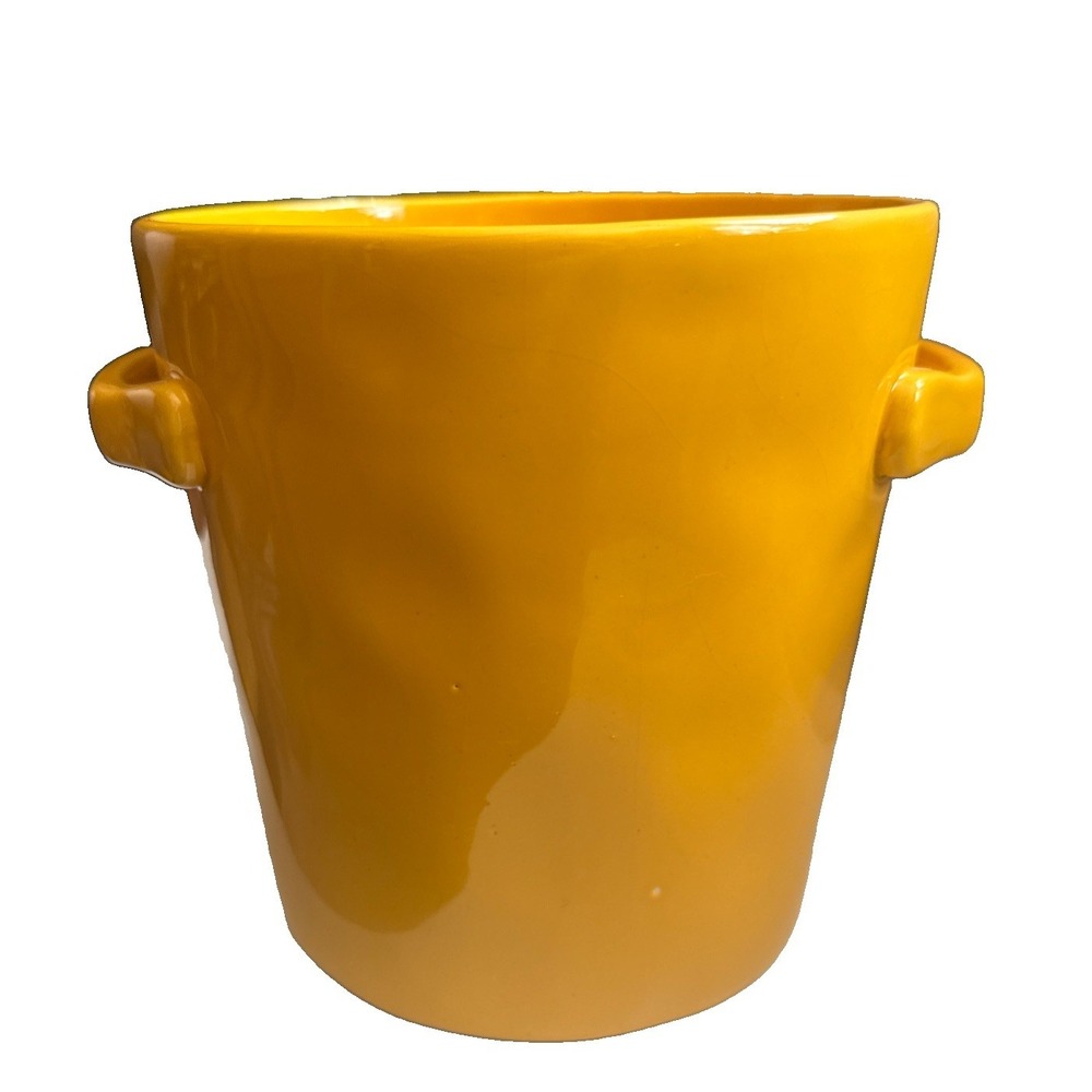 Home Essentials Ceramic Pot Yellow 6.25"